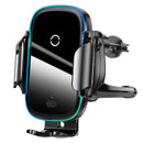 Baseus Light Electric Holder Wireless Charger(15W) (Qi) Schwarz (WXHW03-01)