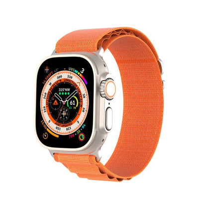 Dux Ducis Sport Schnallenband 45 mm, 42 mm, 49 mm, 44 mm, Nylon für Apple Watch Serie - Orange