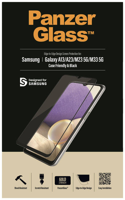 PanzerGlass Displayschutz Case Friendly 1 Stück, Galaxy A13