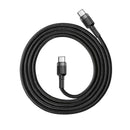 Baseus Cafule Type-C PD2.0 60W Flash Aufladen Datenleitung (20V 3A) 2m Grau+Schwarz (CATKLF-HG1)
