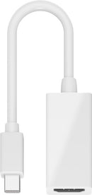 Goobay Mini DisplayPort auf HDMI (Typ A), 20cm - Weiß