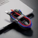 Baseus Fast 4-in-1 Kabel für iP(2)+Type-C+Micro 3.5A 1.2m Schwarz (CA1T4-A01)