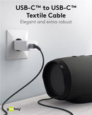 Goobay USB-C auf USB-C Kabel, 1m, USB 2.0 - Schwarz