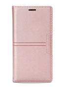 Magnetische Leder Portemmani Klapp Hülle Case für Google Pixel 7 - Rosa