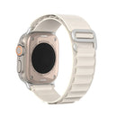 Dux Ducis Sport Buckle Band für Apple Watch Series 44 mm, 45 mm, 42 mm, 49 mm Nylon – Weiß