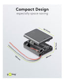 Goobay AA-Batteriehalter – Schwarz