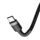 Baseus Cafule Type-C PD2.0 60W Flash Aufladen Datenleitung (20V 3A) 2m Grau+Schwarz (CATKLF-HG1)