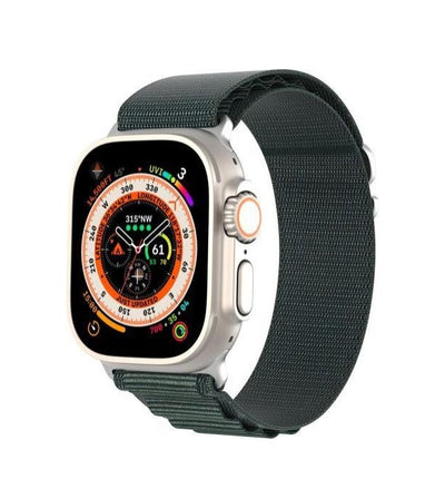 Dux Ducis Sports Buckle Armband für Apple Watch Series 45 mm, 44 mm, 42 mm, 49 mm Nylon – Grün