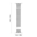 Dux Ducis Pro Armband 42 mm, 44 mm, 45 mm, 49 mm, Edelstahl für Apple Watch Serie - Silber