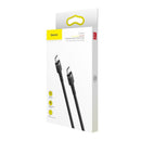 Baseus Cafule Type-C PD2.0 60W Flash Aufladen Datenleitung (20V 3A) 2m Grau+Schwarz (CATKLF-HG1)