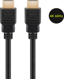 Goobay High-Speed-HDMI-Kabel mit Ethernet, 5m - Schwarz