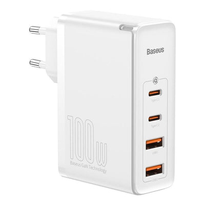Baseus GaN2 Pro Schnellladegerät 2C+2U 100W EU Weiß