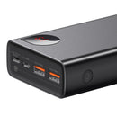 Baseus Adaman Metal Powerbank 20000 mAh PD QC 3.0 65 W 2xUSB + USB-C + Micro-USB – Schwarz