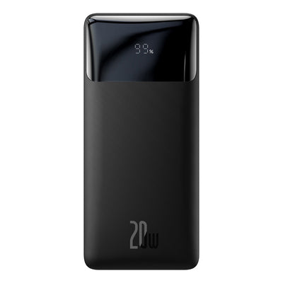 BASEUS Bipow Digital Display Power Bank 30000 mAh 20 W tragbares Telefonladegerät – Schwarz