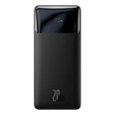 BASEUS Bipow Digital Display Power Bank 30000 mAh 20 W tragbares Telefonladegerät – Schwarz