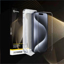OROBO INSTASHIELD Kristallklares Glasschutzfolie für iPhone 16 (1 Stück)