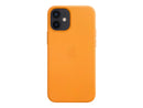 iPhone 12 Mini Apple Lederhülle mit MagSafe MHK63ZM/A – California Poppy