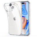 Transparent Gummi Soft Case Hülle Flexible für iPhone 15 Plus