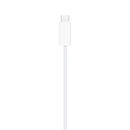 Apple USB-C-Schnellladekabel mit kabellosem Ladegerät für Apple Watch Series 9 bis 4 MLWJ3KH/A – Weiß