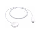 Apple USB-C-Schnellladekabel mit kabellosem Ladegerät für Apple Watch Series 9 bis 4 MLWJ3KH/A – Weiß