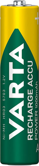 VARTA Accu AAA Power 1000mAh - (4 Stück)