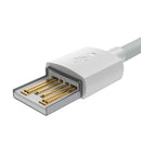 Baseus Simple Wisdom Datenkabel-Kit USB zu iP 2.4A (2Stk./Set) 1.5m - Weiß (TZCALZJ-02)