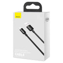 Baseus Superior Series Schnellladekabel Datenkabel USB zu Typ-C 66W 1m - Schwarz (CATYS-01)