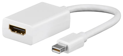 Goobay Mini DisplayPort auf HDMI (Typ A), 20cm - Weiß