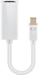 Goobay Mini DisplayPort auf HDMI (Typ A), 20cm - Weiß