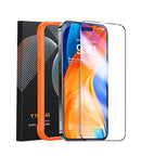 Torras Diamond Shield Displayschutzfolie für iPhone 15 Pro Max (1 Stück) - Schwarz