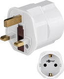 Goobay Schuko-Steckdosenadapter - Weiß