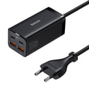 Baseus GaN3 Pro Desktop-Schnellladegerät 2U+2C 100W EU Schwarz