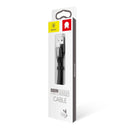 Baseus Nimble Flachkabel USB/USB-C-Kabel mit Halter 2A 0,23M schwarz (CATMBJ-01)