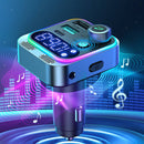 48W kabelloser Auto-FM-Transmitter, Schwarz (JR-CL16)