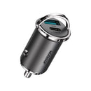 45W Mini 2-Port Ring Pull Schnellladegerät für Autos Tarnish (C-A35)
