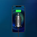 45W Mini 2-Port Ring Pull Schnellladegerät für Autos Tarnish (C-A35)