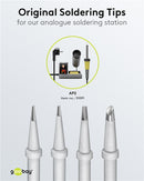 Goobay Ersatz-Lötspitzen-Set für AP 2 Lötstation, 4 Typen