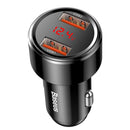 Baseus Magic Series Dual QC - Quick Charge 3.0 Auto Charger 2x USB 45W 6A Schwarz (CCMLC20A-01)