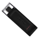 Kingston Pendrive / USB Stick 64Gb Type-C 3.2 DT70/64GB (Schwarz)