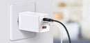 Baseus GaN5 Pro Schnellladegerät 2C+U 65W EU - Weiß (CCGP120202)