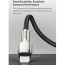 Baseus Cafule Metall-Lightning-Kabel PD20W 25 cm – Schwarz