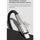 Baseus Cafule Metall-Lightning-Kabel PD20W 25 cm – Schwarz