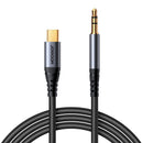 Joyroom Audio-Transfer-Serie AUX-Audiokabel (Typ-C zu 3,5 mm) 1,2 m Schwarz (SY-A07)