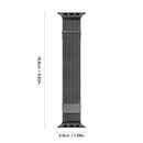 Dux Ducis Milanese Pro Armband 45 mm, 49 mm, 44 mm, 42 mm, Edelstahl, Apple Watch SE (2022/2023), Apple Watch SE, Apple Watch Ultra - Schwarz