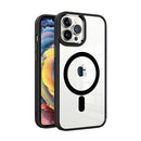 Schwarz Clear Case Hülle mit Magsafe für iPhone 14