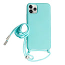 Hellblau Handykette / Rope Case Hülle für iPhone 14 Pro