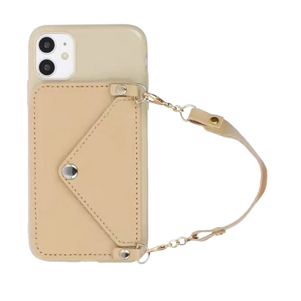 Golden Handtasche Case Hülle für iPhone 14