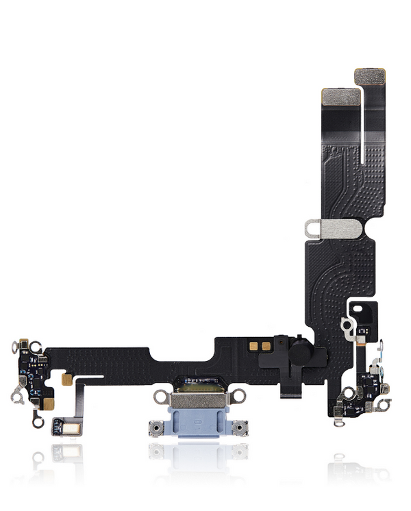 Charging Port Flex Kabel Kompatibel für iPhone 14 Plus (Premium) (Blau)