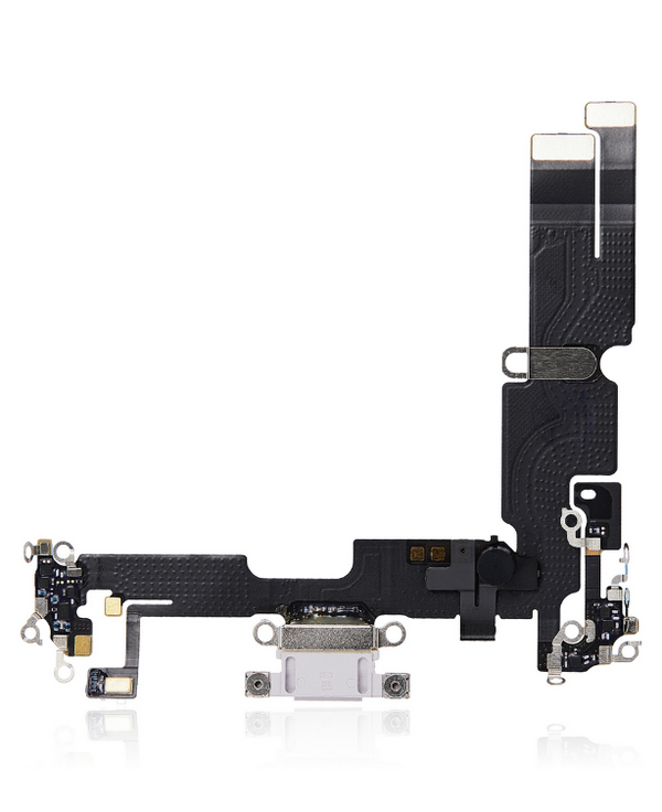 Charging Port Flex Kabel Kompatibel für iPhone 14 Plus (Premium) (Lila)