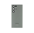 Backcover - Rückschale - Akkudeckel Glas mit Kamera Linse für Galaxy S23 Ultra (Grün)